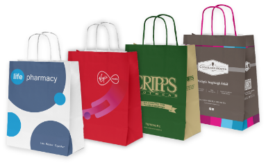 branded paper bags